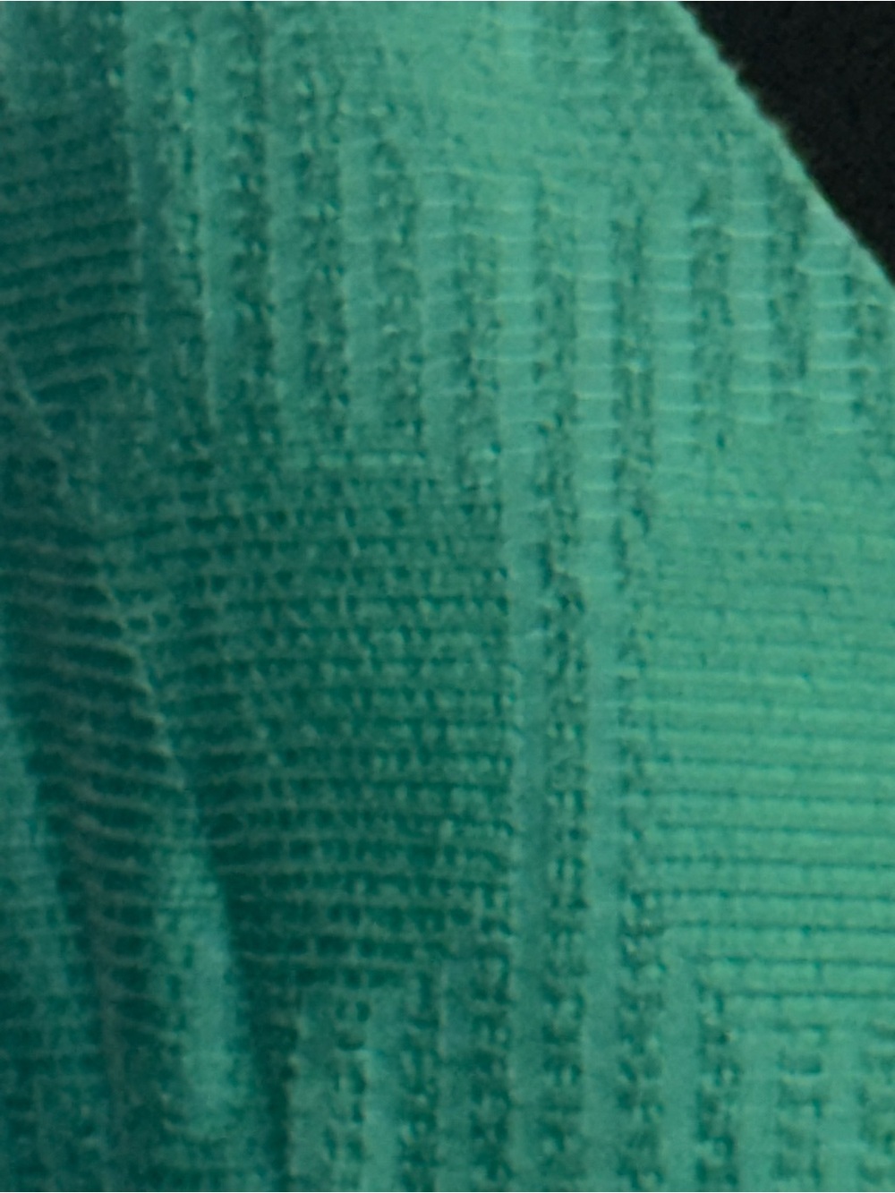 J. Crew Green V-Neck Textured Sleeveless Mini Dress - Picture 8 of 11